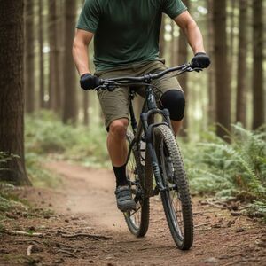 Novara MTB Compression Padded Mountain Bike Shorts (Men's XXL) Green - 42/10